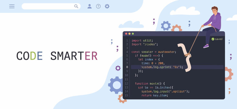 Web developer code editor tool software engineering program workspace