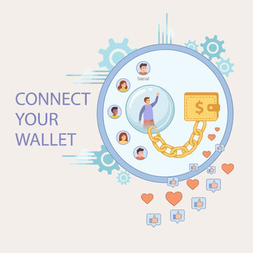 Web3 App UI Page to Link Wallet Join Global User Net Folk Hub Site Now