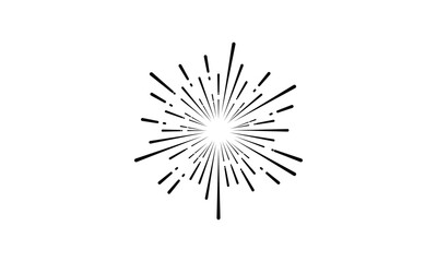 Fototapeta premium Download high-quality retro sunburst vectors! Perfect for vintage logo badges, celebration backdrop graphics, dynamic burst accents, and dramatic light beam design overlays.