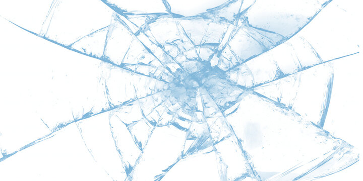 Broken Glass Shattered Texture Overlay For Realistic Effects