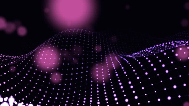 Splendid and beautiful 1080p vibrant ai deep learning information flow loop. Perfect as an elegant animated landing page header backdrop, software engineering dashboard backdrop, or modern music visua