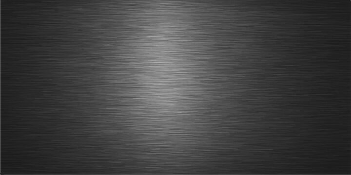 Shiny brushed silver metal texture background with reflective stainless steel surface pattern