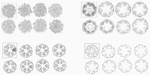hand drawn landscape shrub and bush illustration on white background hand drawn white background nature botanical plant vegetation sketch drawing artwork organic © Ranajit