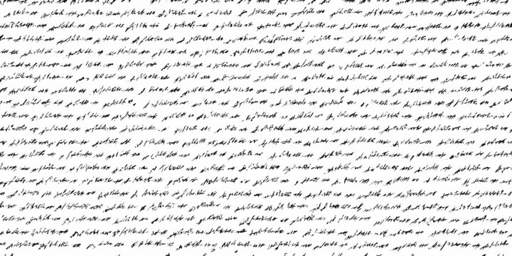 elegant flowing cursive script seamless pattern on white background handwritten calligraphy textured monochrome artistic design graphic ornate decorative looped lettering