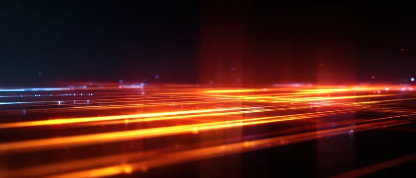 Abstract light trails