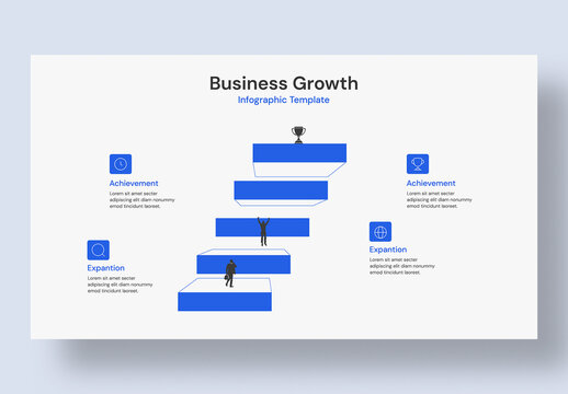 Business Growth Infographic Template for Company Success