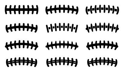 American Football Stitches or Laces © Md