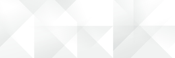 Obraz premium Abstract pattern white geometric banner design background.