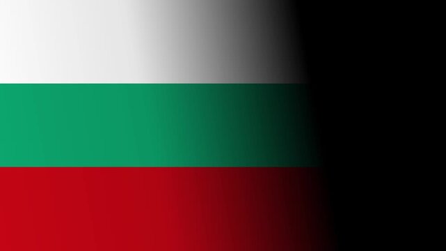 Bulgaria economy growth concept background.Bulgarian stock exchange.Bulgaria flag with stock market graph and bar