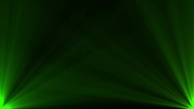 cc light rays Glitter, shiny, bright, flare footage Isolated light rays animation.Shine of sun effect and green cc light black background.