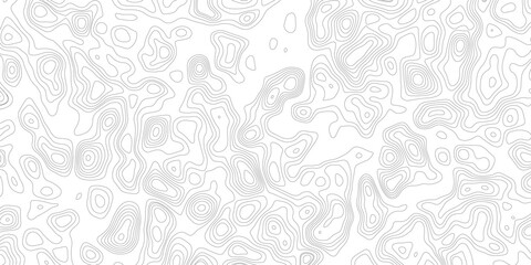 Topographic map background geographic line map with elevation assignments. Modern design with White background with topographic wavy pattern design.paper texture Imitation of a geographical map shades © Sajjad