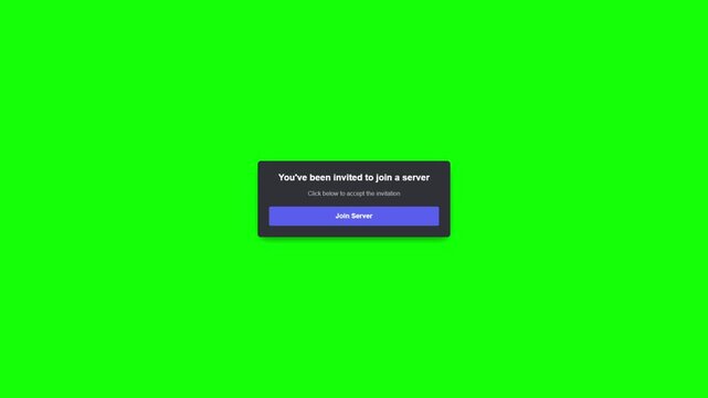 Digital invitation popups on a bright green background for online communication