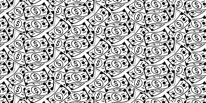 A Shameless pattern of simple dollar vector.