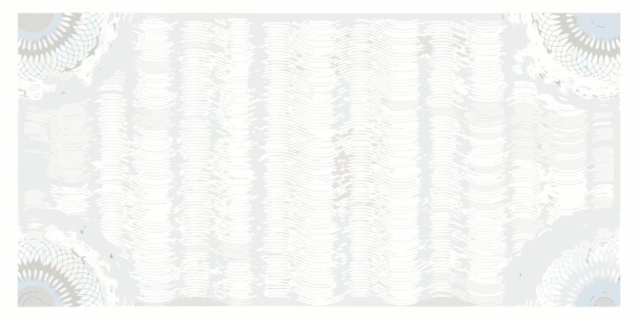 Wavy ornamental border design pale gray vector illustration on white background