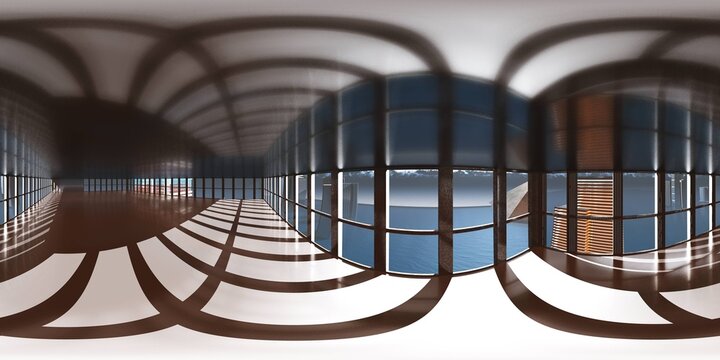 HDRI, environment map, spherical panorama, equidistant projection, production room, factory premises,
3D rendering