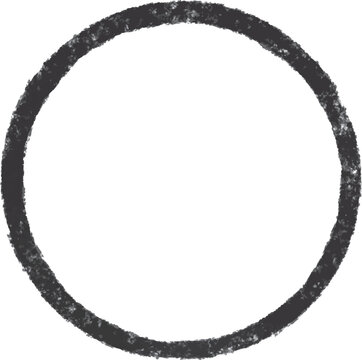 墨黒風の手描き円イラスト　ベクター画像　Adobe Illustrator Artwork