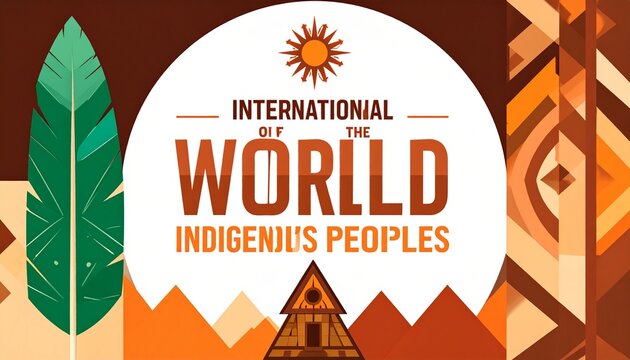 Indigenous Feather and Sun Emblem