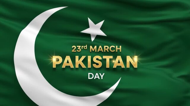23rd march pakistan day graphic design