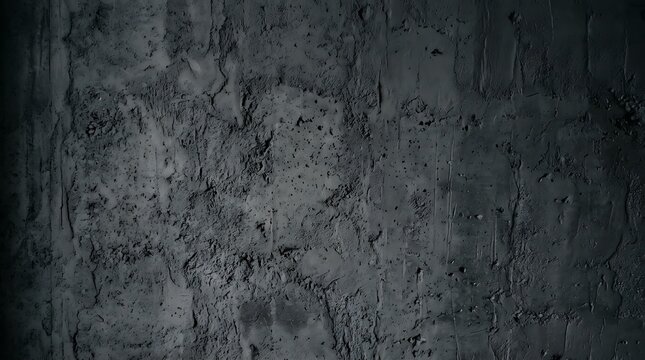 Dark gray concrete wall texture rough surface industrial style background