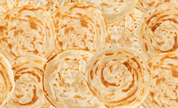 Kerala porotta known as paratha or parotta