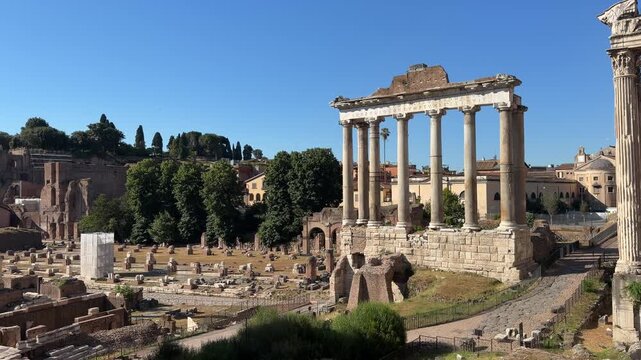 Roman Forum in Rome Italy