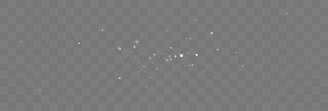 Dust Golden Christmas Stardust PNG with Festive Glow