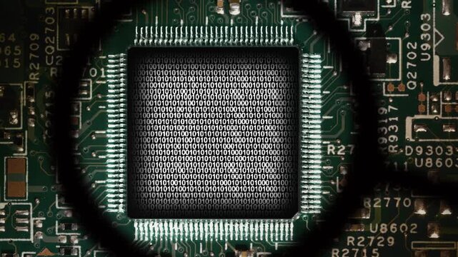 Spy and hackers launch cyber attacks. Hackers violate privacy. Hacker is searching  personal data. Social media data breaches