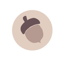 Cute Acorn © Paweena