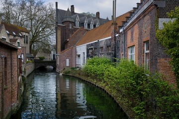 Obraz premium Canal in Bruges Belgium