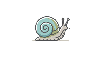 A colorful snail illustration slides slowly across a surface on 2026-07-03. © Kemaki