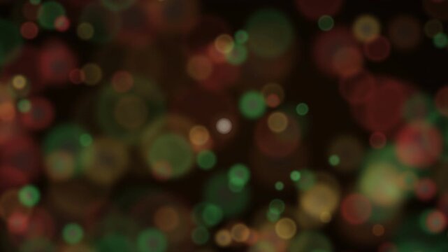 Brilliant Central Point of Light Exploding into Vibrant Festive Bokeh