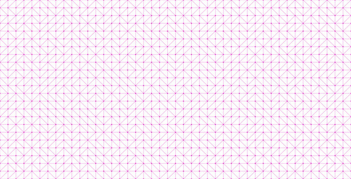 Contour mosaic. Abstract background with triangle pattern with transparent background. Polygon pattern low poly triangle shape. Vector geometric mesh cellular grid. Сrystalline voronoi structure