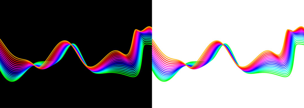 Abstract background design with wave curve line fluid shape. Vector digital luxury business banner, contemporary cover, luxury premium. Smooth minimalist elegant wave with transparent background 