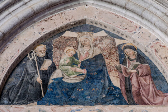 Subiaco. The Monastery of Saint Scholastica