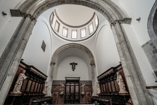 Teano, Italy. The Cathedral of San Clemente. 0326V.2