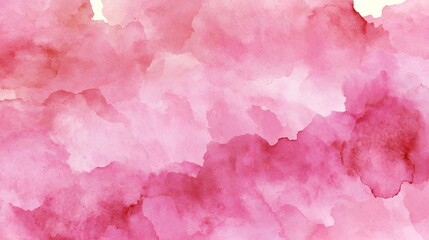 Fototapeta premium Pink watercolor background, Background illustration, Texture material, Stock Illustration