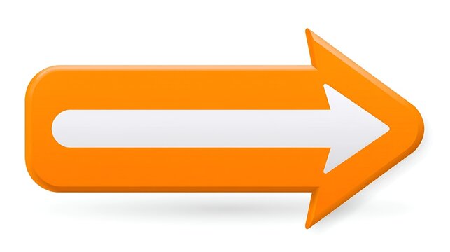 Rounded arrow banner label Stock Illustration