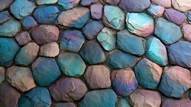 Wonderful colored stone texture.