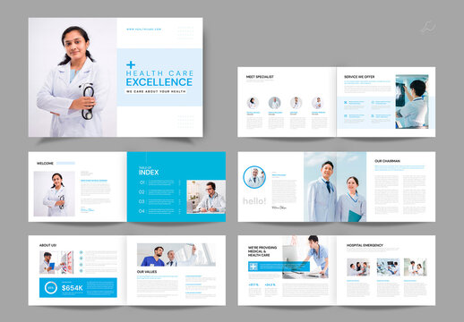 Medical Brochure Template Layout