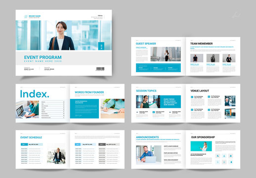 Event Program Brochure Template