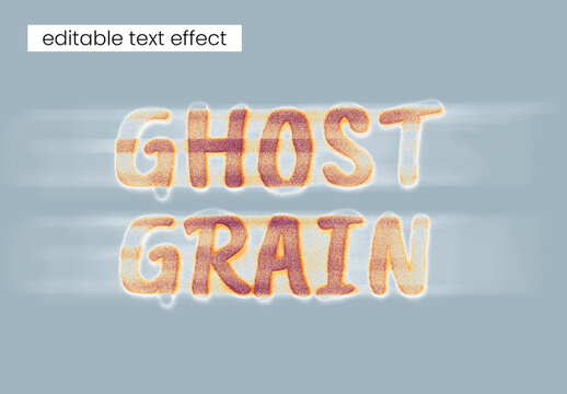 Ghost Grain Editable Text Effect With Motion Blur