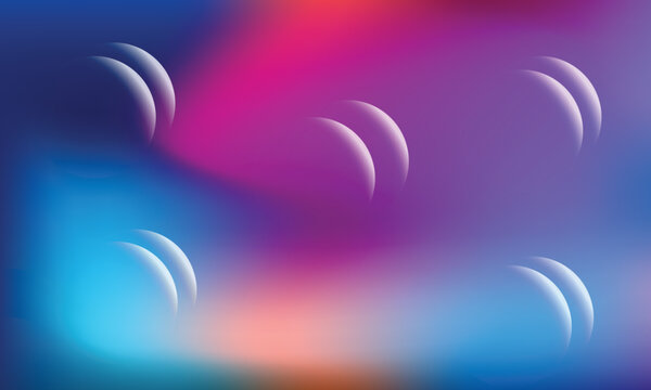 abstract vector background featuring soft glowing gradient spheres, smooth color transitions, and vibrant neon lighting. created in adobe illustrator, this modern futuristic backdrop is ideal for bran