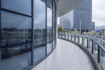 Architectural landscape of Qijiang New City, Zhongshan City, Guangdong Province, China © Lili.Q