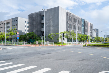 Urban architectural landscape of Qijiang New City, Zhongshan City, Guangdong Province, China. © Lili.Q