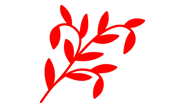 leaf branch icon nature plant silhouette symbol representing eco growth organic lifestyle and botanical design vector png