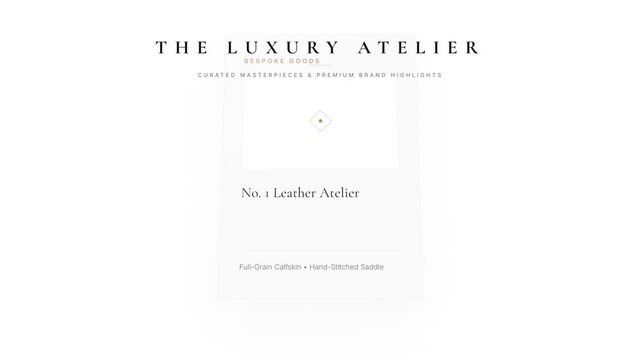 The Luxury Atelier Brand Presentation.