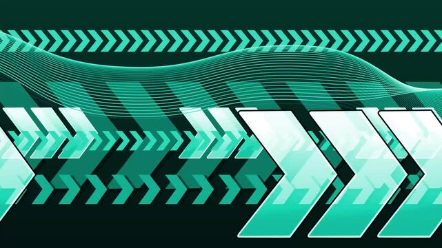 Arrow minimal background geometric directional animation