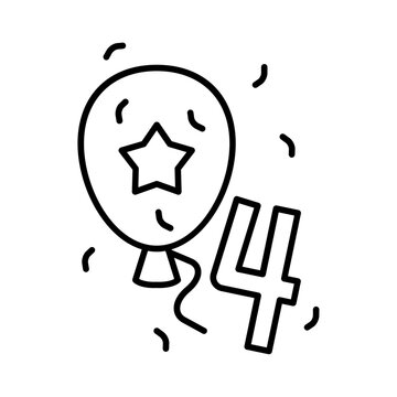 4 day party icon