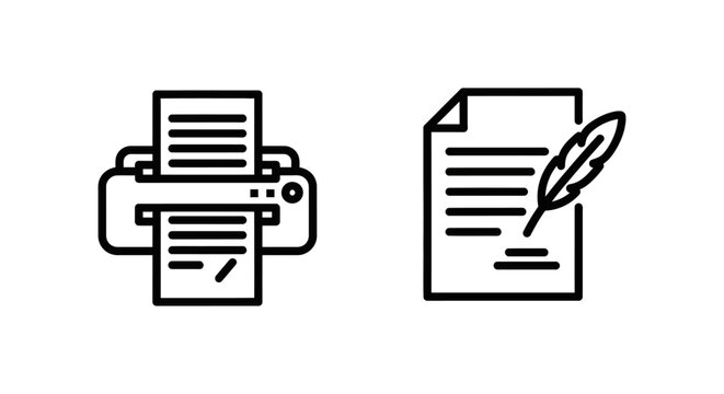 Primary source scan and original handwritten document icons for archival research and digitalization with document original archival manuscript historical research digitalization