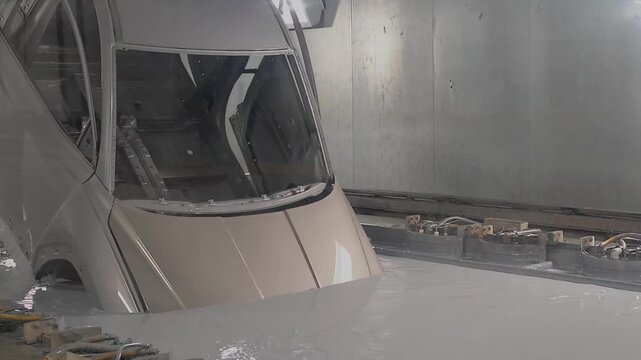 Car Body RoDip Rotation Dip Anti-Corrosion Coating Process